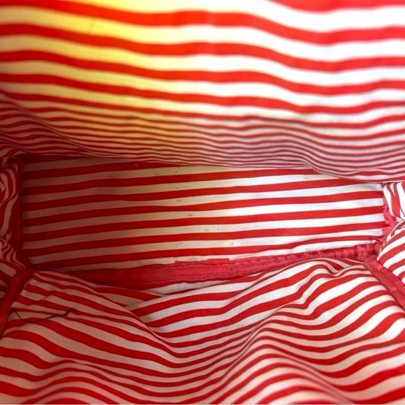 SANRIO KUROMI 2008 Black & Red Backpack Book Bag w/ Red & White Striped Lining - Picture 11 of 15